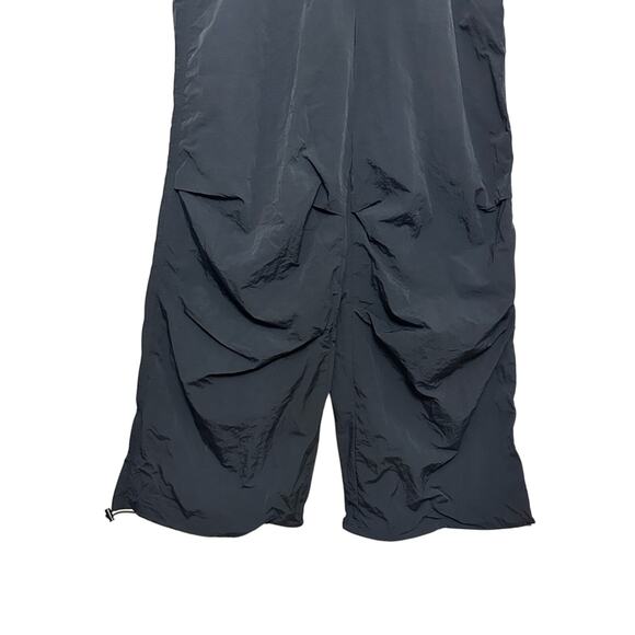 ASOS Wide Leg Pants High Rise Pull-On Style Bungee Cord Adjustable Black W 4 NWT - Picture 6 of 9